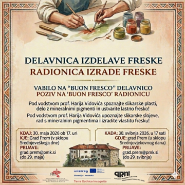 Delavnica izdelave freske